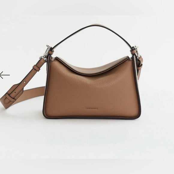The Horse Clementine Taupe Leather Shoulder Crossbody - Picture 3 of 8